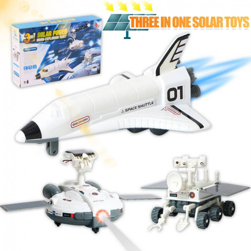 Solar three in one 'space shuttle-moon buggy-space station', , medium-null