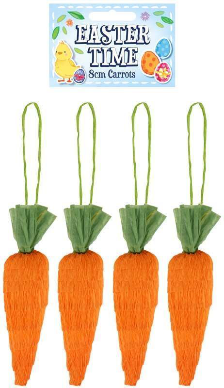 Easter time 8cm carrots - 4 pack, , medium image number null