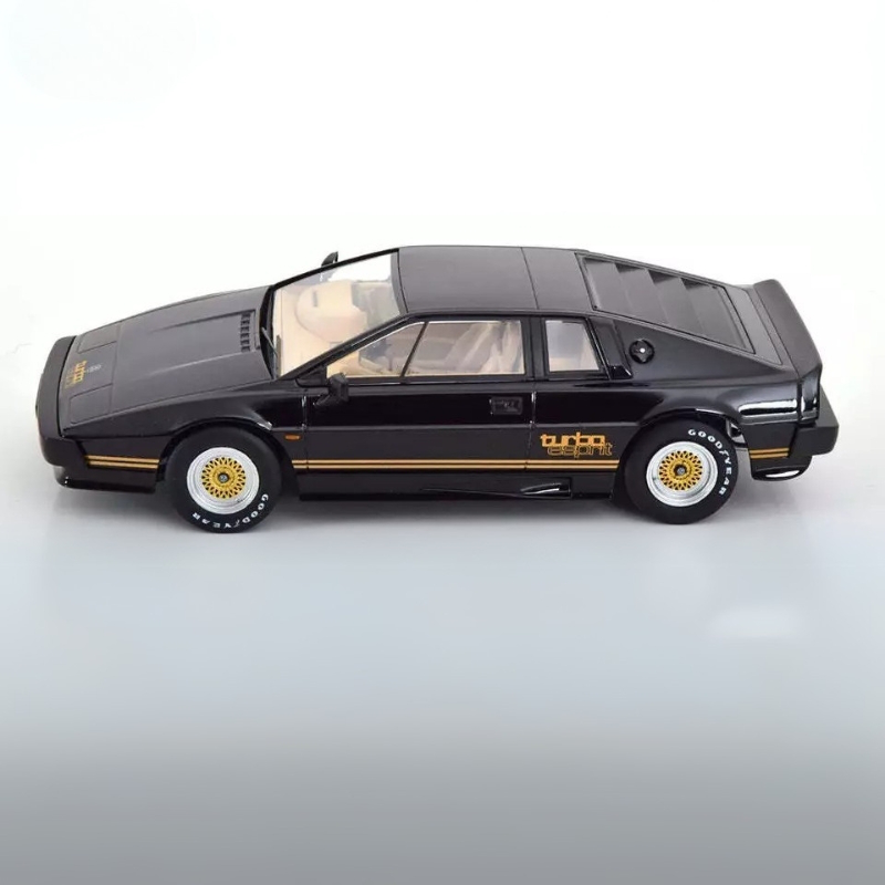 Kk scale 1/18 1981 lotus esprit turbo essex, black/gold, , medium-null
