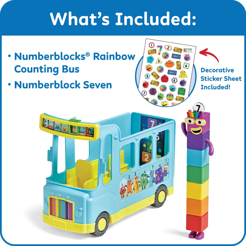 Hand2mind numberblocks rainbow counting bus, , medium image number null