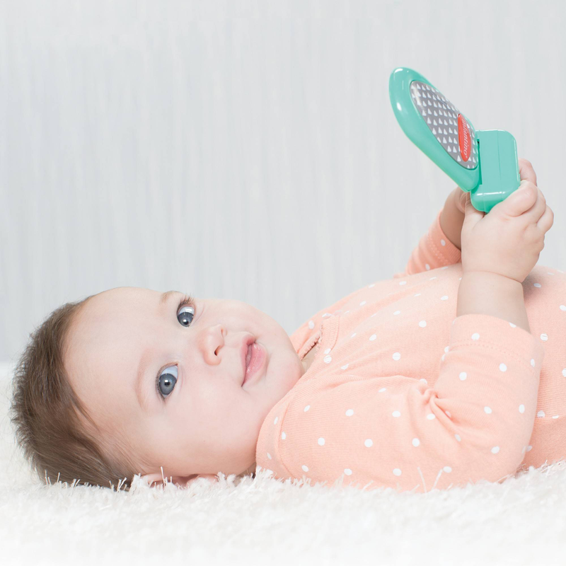 Infantino flip & peek fun phone - teal, , medium-null