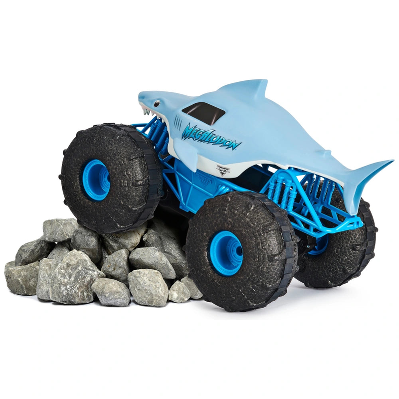 Monster jam megalodon storm thrasher 1:15 remote control monster truck, , medium image number null