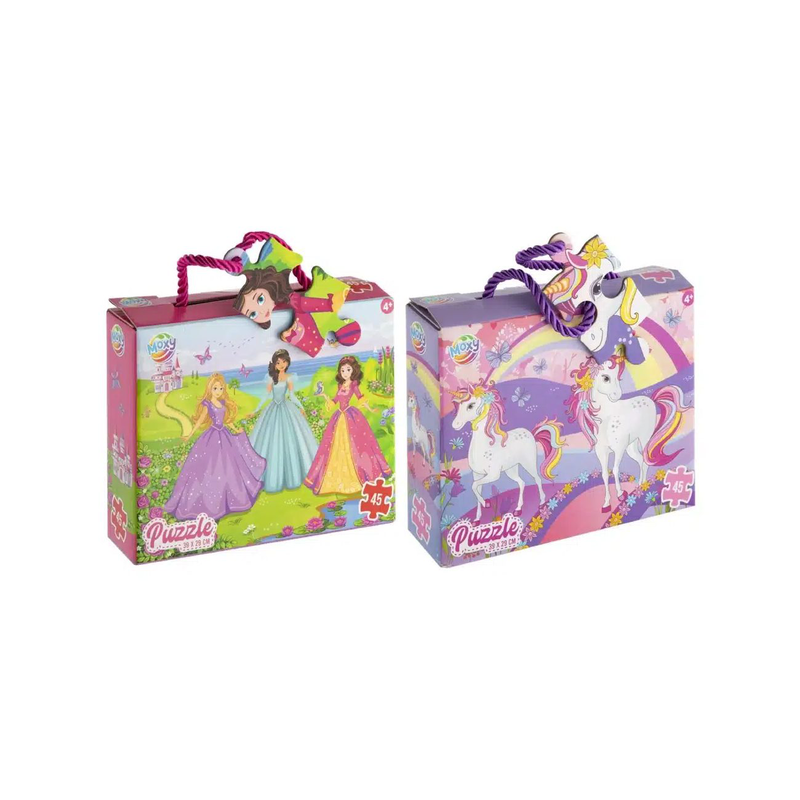 Princess or unicorn puzzle 45pcs, , medium-null