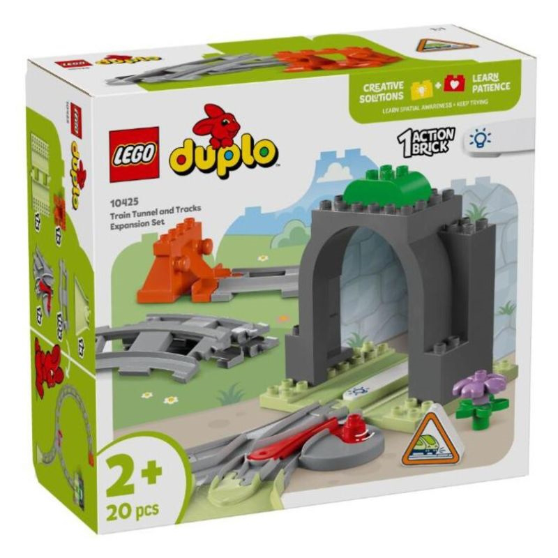 Lego duplo train tunnel and tracks 10425 for ages 2+ 20pcs, , medium-null