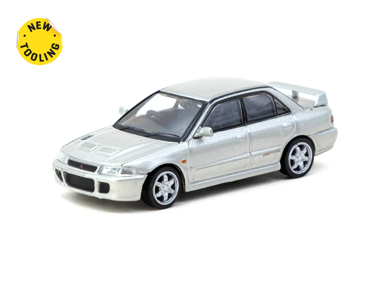 Product image: Tarmac works 1/64 mitsubishi lancer gsr evolution silver special edition with tarmac cards – global64, , medium-null