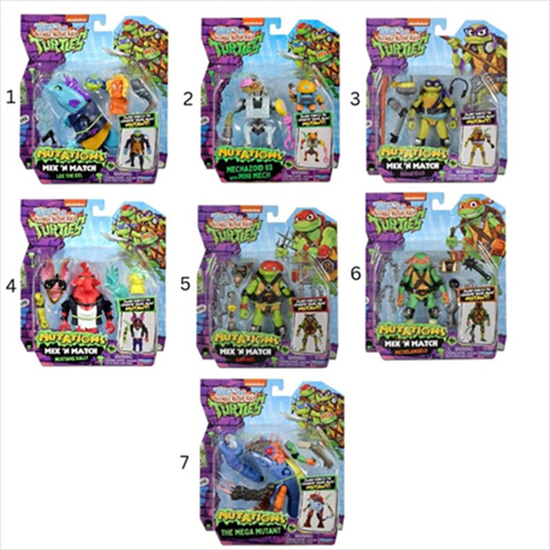Tmnt teenage mutant ninja turtles figure 12cm mix and match t0201900, , medium-null