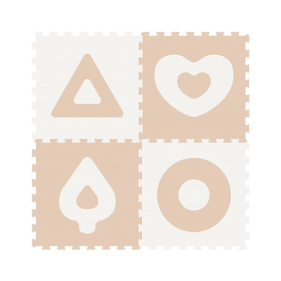 Floor puzzle classic series 4pcs beige 60x60cm - sunta