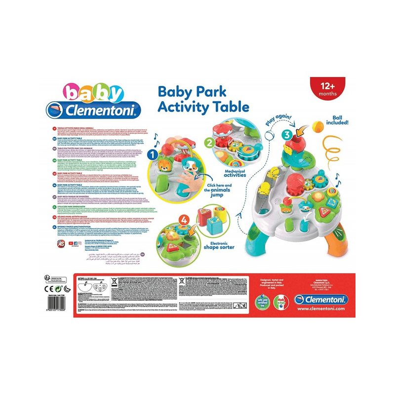 Clementoni baby baby park activity table, , medium-null