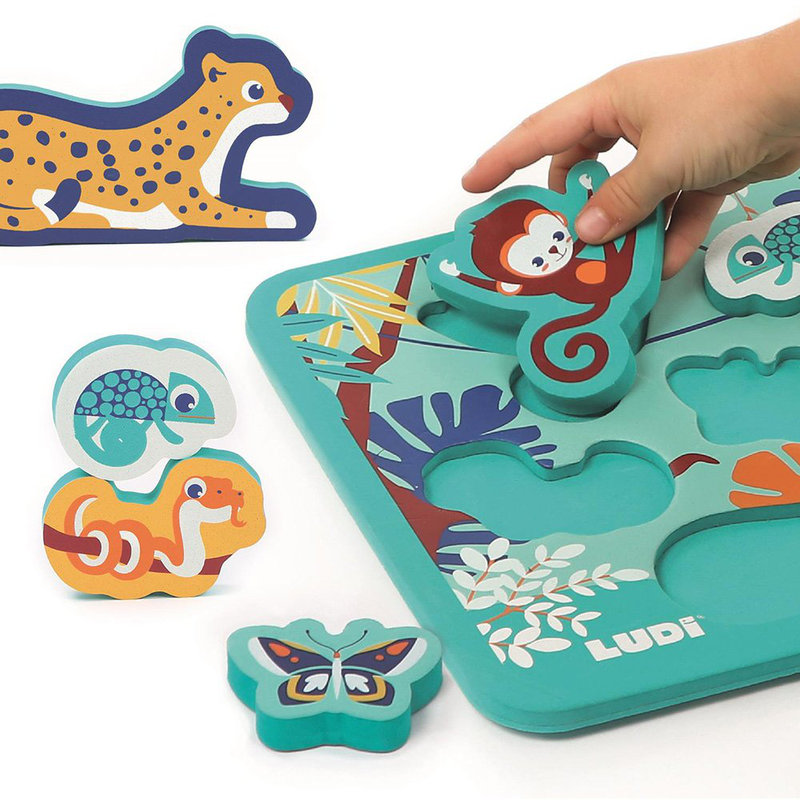 Foam peg puzzle, , medium image number null