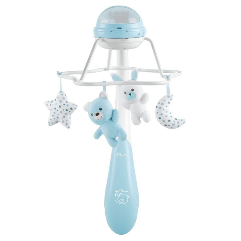 Chicco rainbow 3-in-1 baby cot mobile with projector light blue y01-11041-20, , medium-null