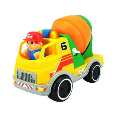Kiddieland bright παιδικό φορτηγάκι harvest light & sound cement mixer με ήχους & φώτα 063206, 12+ μηνών , , medium