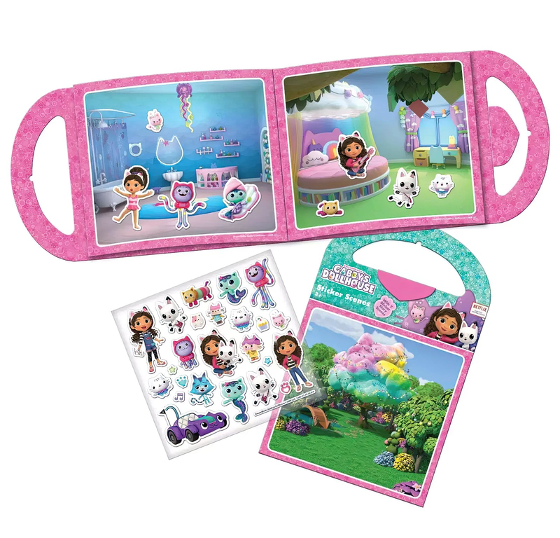 Product image: Gabby's dollhouse sticker scene activity set, , medium-null