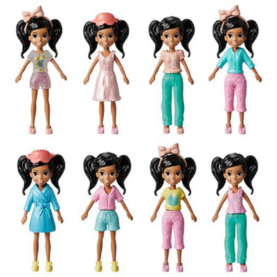 Polly pocket fashion doll medium pack (hkv88) 4y+ (1pc random selection), , medium