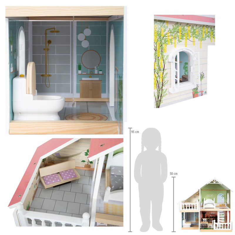 Compact urban villa dollhouse, , medium-null