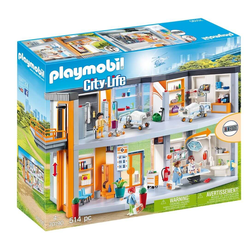 Playmobil 70190 city life - large hospital, , medium-null