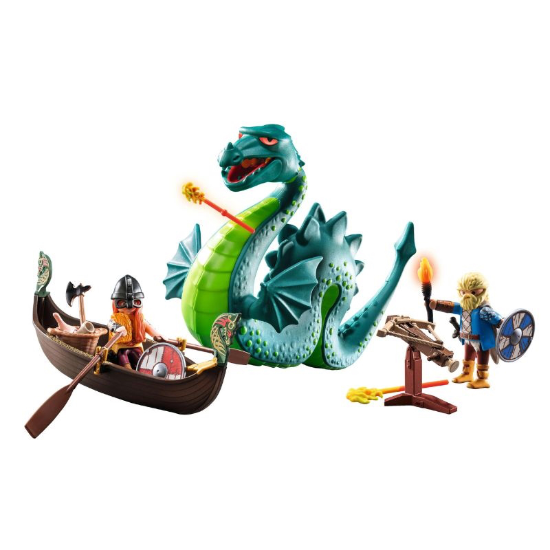 Product image: Playmobil 71830 promo pack- vikings with sea monster, , medium-null