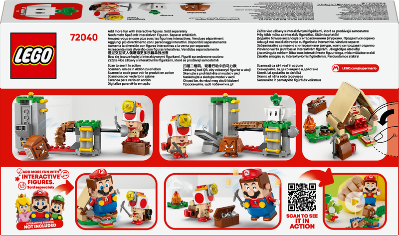Lego super mario captain toad's camp 72040 for ages 6+ 159pcs, , medium-null