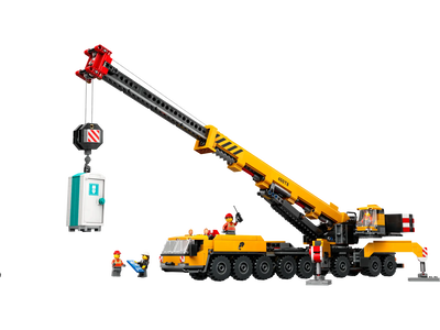 Lego 60409 city yellow mobile construction crane, , medium
