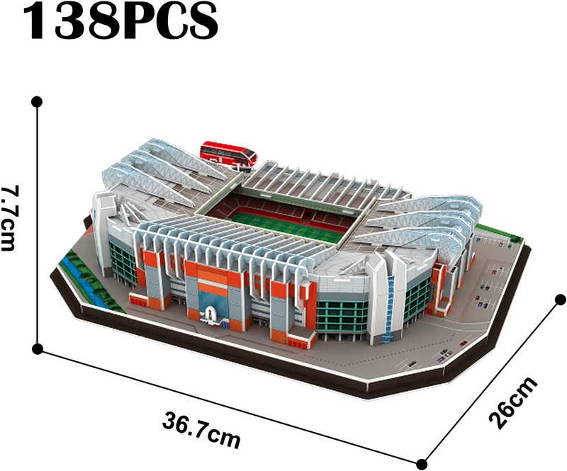 3d puzzle old trafford stadium - man. United 138pcs, , medium image number null