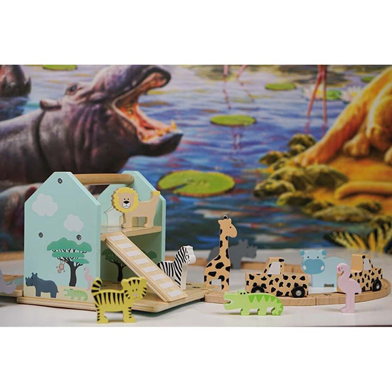 Product image: Jabadabado βαλιτσάκι με ζώα & αυτοκινητάκια 24m+, , medium-null