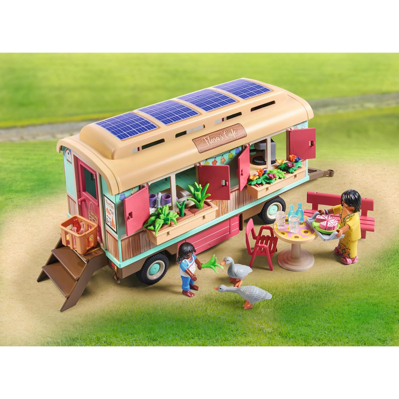 Playmobil cozy site trailer cafe, , medium-null