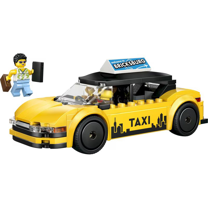 Lego 60487 city - yellow taxi, , medium-null