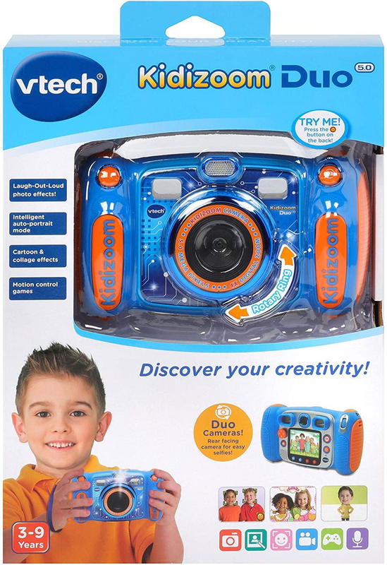 Buy Vtech kidizoom duo 5.0 kids digital camera blue Jinius