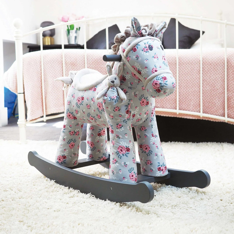 Little bird told me lily & rose rocking horse, , medium image number null