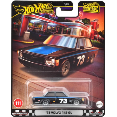 Hot wheels '73 volvo 142 gl – premium boulevard #111 hrt79 1/64 die-cast model