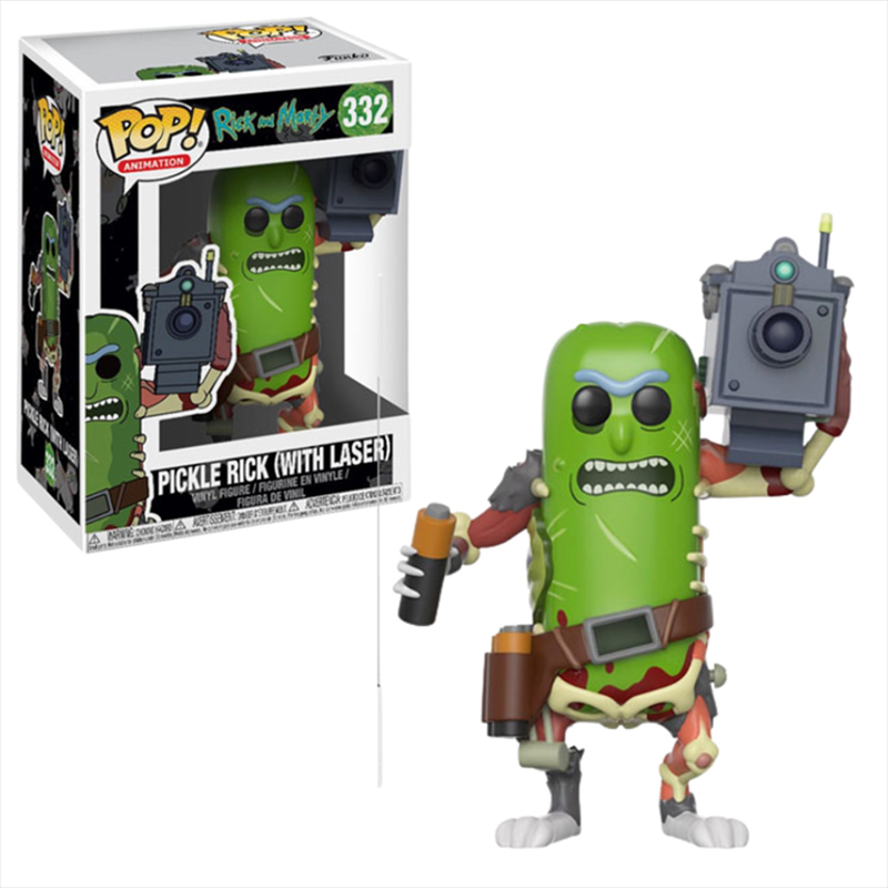 Funko pop! Rick and morty - pickle rick laser gun #332, , medium image number null