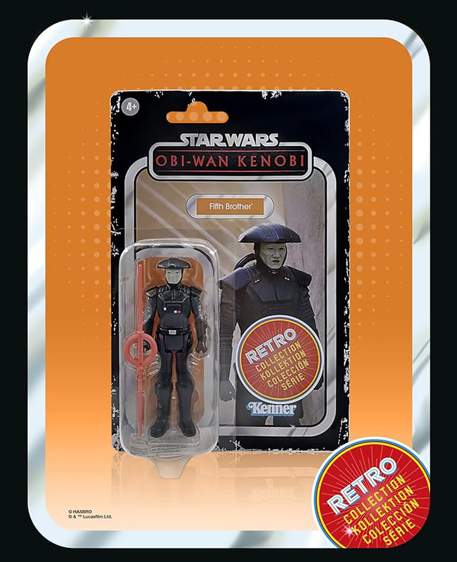 Star wars retro collection fifth brother toy 3.75-inch-scale obi-wan kenobi collectible action figure, , medium-null