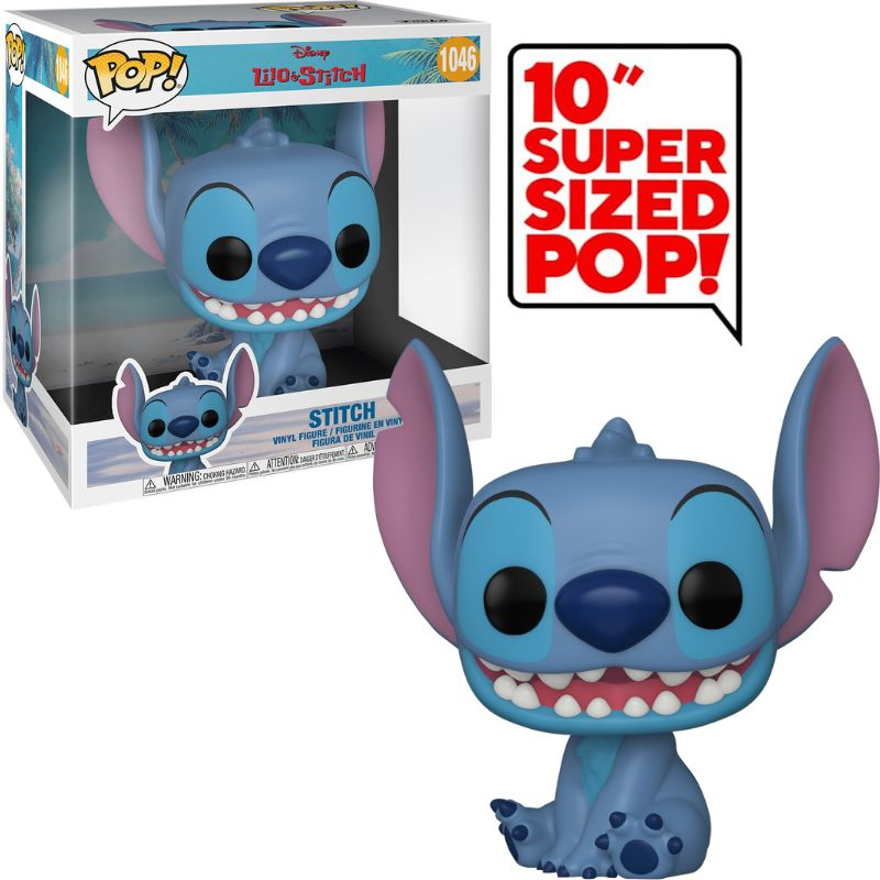 Funko pop! Disney: lilo  stitch - stitch #1046 jumbo size 10 inch, , medium-null