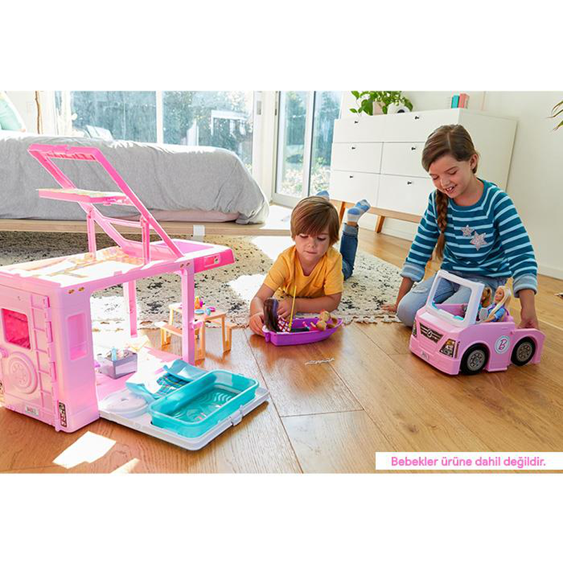 Barbie 3in1 dream camper ghl93 3y+, , medium-null
