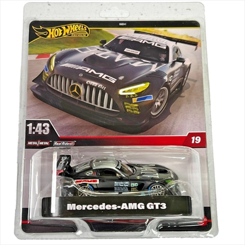 Product image: Mattel hot wheels premium 1/43 - mercedes amg gt3 - hwt13, , medium-null