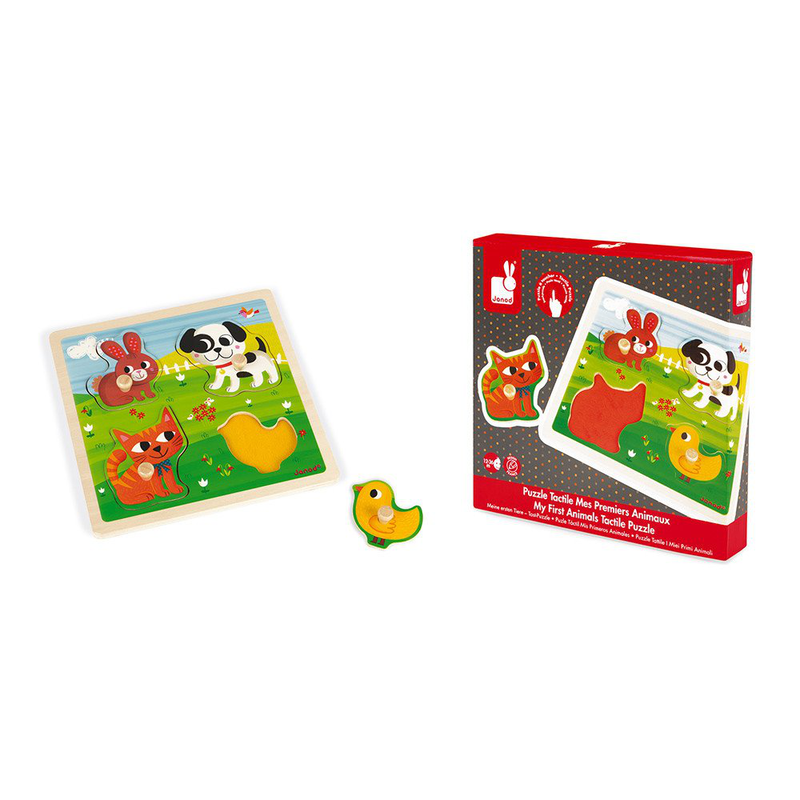 Tactile puzzle my first animals, , medium image number null