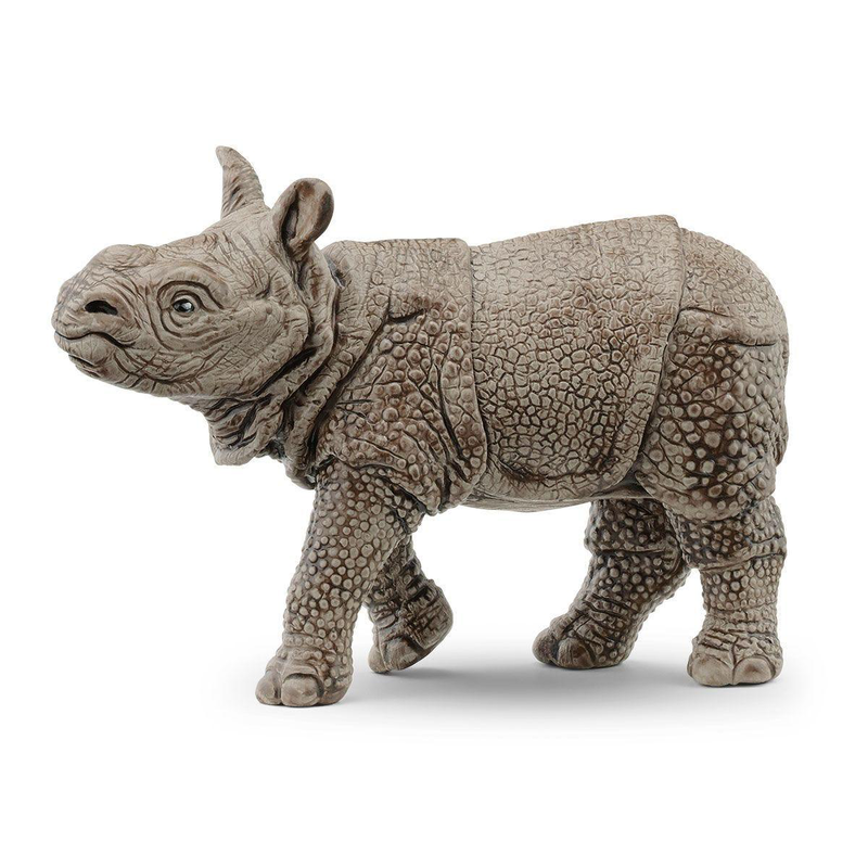 Schleich indian rhinoceros baby figure, , medium image number null