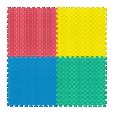 Πάζλ πατώματος 4 τεμαχίων 60x60x1,2cm πολύχρωμο, , medium