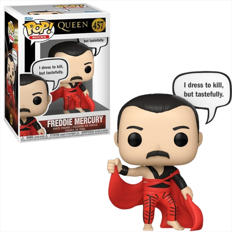 Funko pop! Rocks: queen - freddie mercury #457 vinyl figure, , medium-null