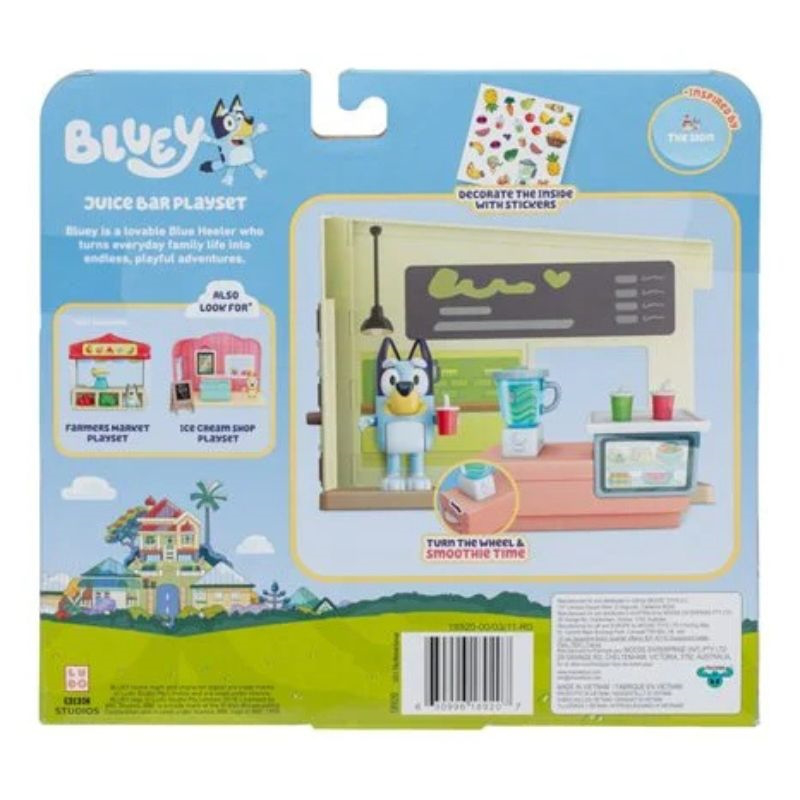 Bluey mini juice bar playset blya8000, , medium-null