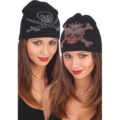 Wool hat with skull, , medium