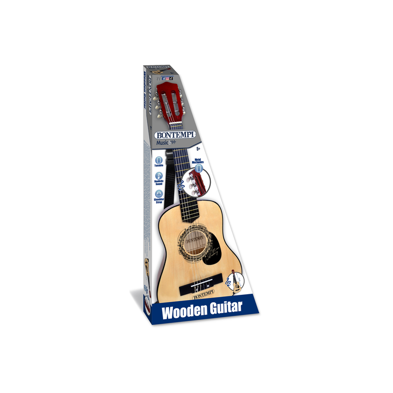 Wooden guitar, , medium-null