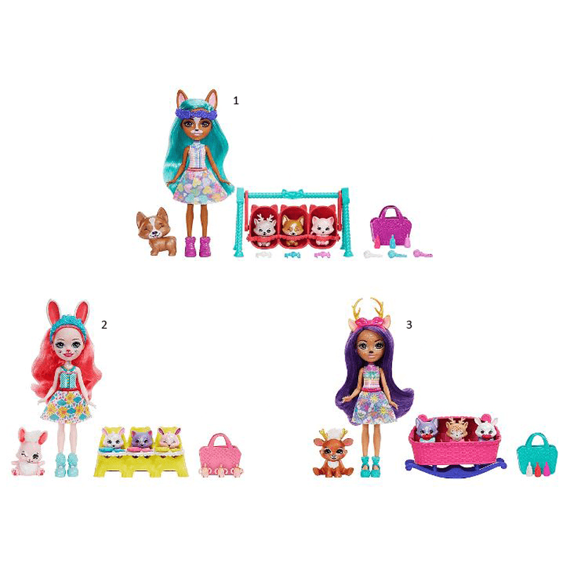 Enchantimals baby best friends game set hlk83, , medium-null