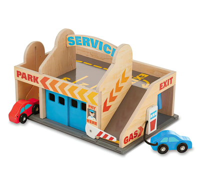 Melissa & doug service station parking garage, , medium