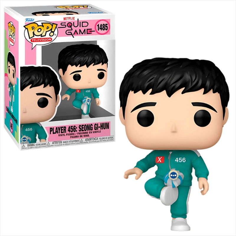 Funko pop! Television: squid game - player 456: seong gi-hun #1485 vinyl figure, , medium-null