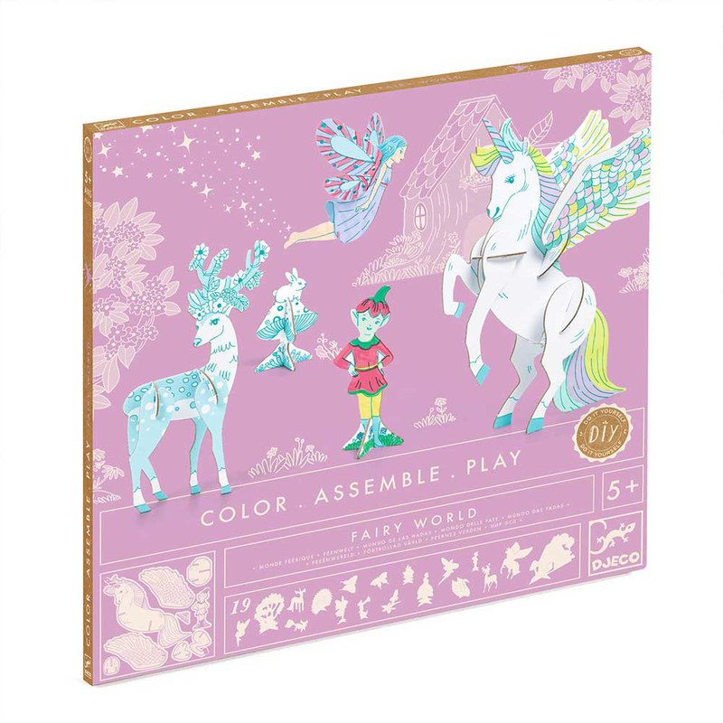 Fairy world - color and assemble, , medium image number null