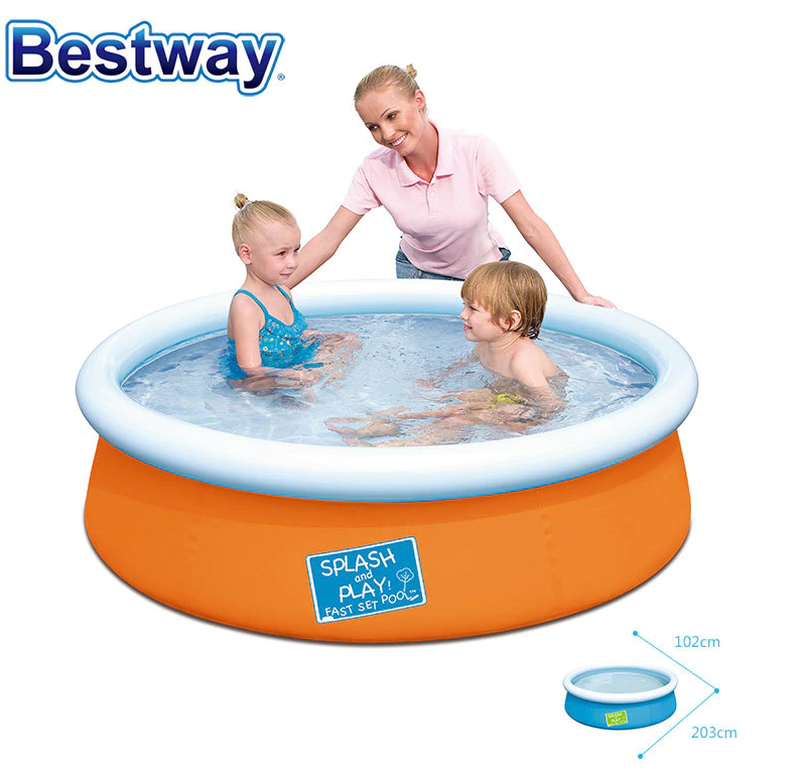 Product image: Bestway 57241 παιδικη πισινα με καλυμμα 152x38cm, , medium-null