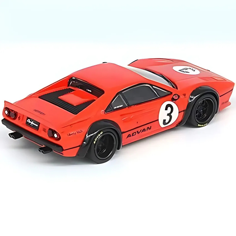 Inno models 1/64 lbwk 308 gtb ferrari #3, red, , medium-null