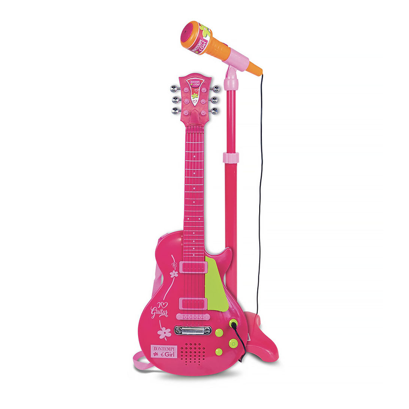 Product image: Bontempi electronic rock guitar - pink, , medium-null