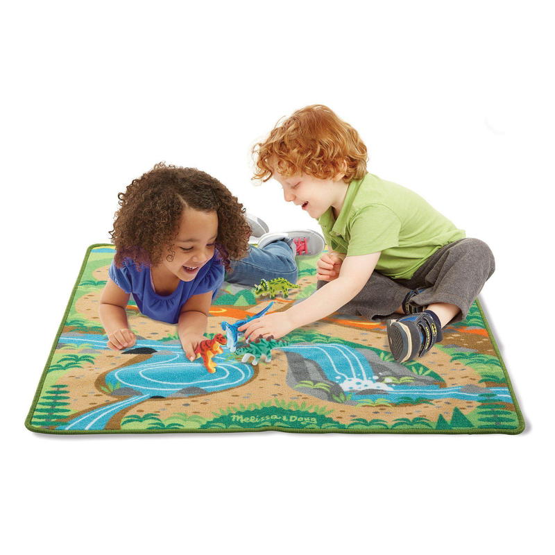Melissa & doug 19554 around the rails train rug, , medium image number null