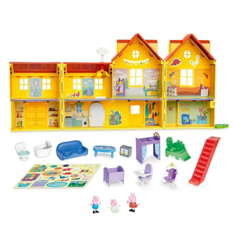 Hasbro playset peppa pig &tau;&omicron; &mu;&epsilon;&gamma;ά&lambda;&omicron; &omicron;&iota;&kappa;&omicron;&gamma;&epsilon;&nu;&epsilon;&iota;&alpha;&kappa;ό &sigma;&pi;ί&tau;&iota; &tau;&eta;&sigmaf; &pi;έ&pi;&pi;&alpha; &mu;&epsilon; 7 &delta;&omega;&mu;ά&tau;&iota;&alpha;, 3 &phi;&iota;&gamma;&omicron;ύ&rho;&epsilon;&sigmaf; &kappa;&alpha;&iota; &alpha;&xi;&epsilon;&sigma;&omicron;&upsilon;ά&rho; 3+ &epsilon;&tau;ώ&nu;, , medium-null